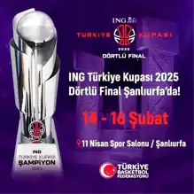 ING Türkiye Kupası Dörtlü Finali Şanlıurfa'da!